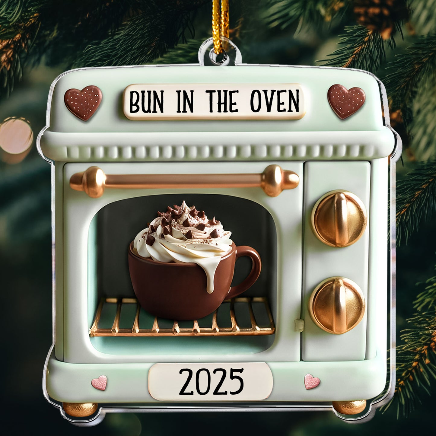 Bun In The Oven - Acrylic Ornament