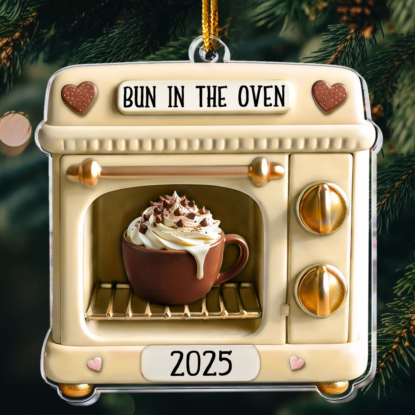 Bun In The Oven - Acrylic Ornament