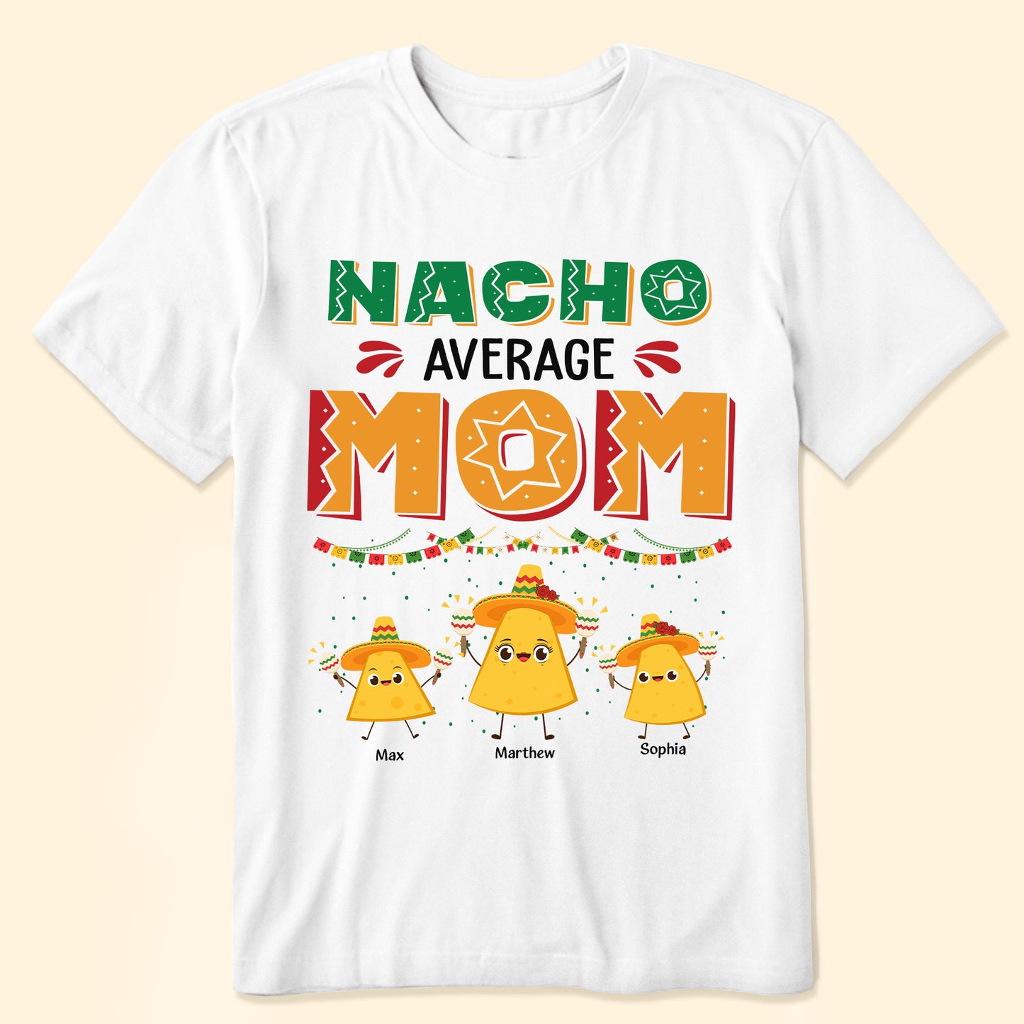 Nacho Average Dad & Mom - Personalized Shirt