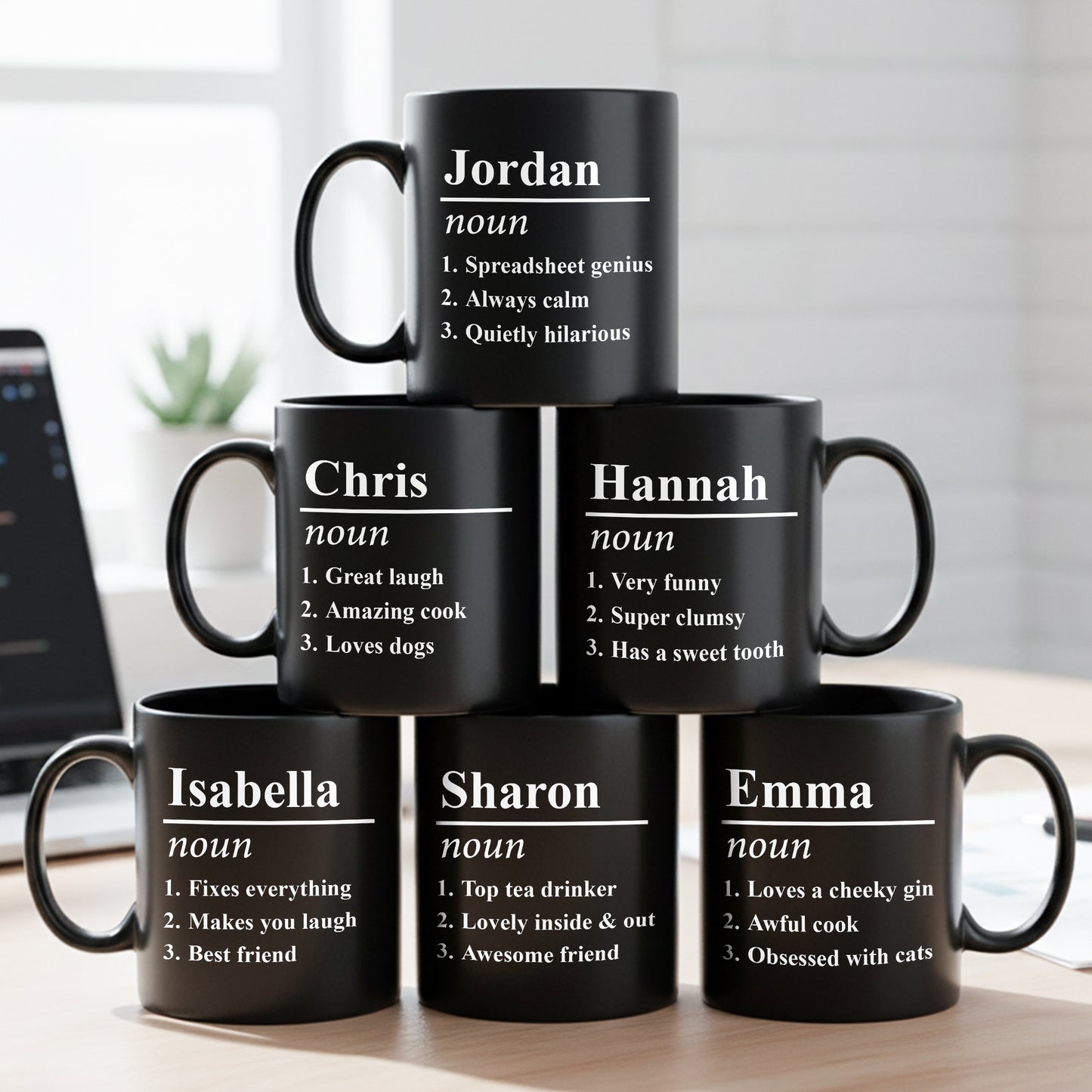 Name Definition - Funny Silly Exchange Gift, Gag Gift, White Elephant Gift For Friends, Coworkers - Personalized Mug