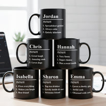 Name Definition - Funny Silly Exchange Gift, Gag Gift, White Elephant Gift For Friends, Coworkers - Personalized Mug