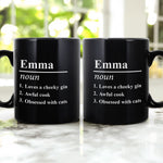 Name Definition - Funny Silly Exchange Gift, Gag Gift, White Elephant Gift For Friends, Coworkers - Personalized Mug