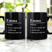 Name Definition - Funny Silly Exchange Gift, Gag Gift, White Elephant Gift For Friends, Coworkers - Personalized Mug