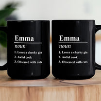 Name Definition - Funny Silly Exchange Gift, Gag Gift, White Elephant Gift For Friends, Coworkers - Personalized Mug