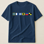 Name In Nautical Flags - Personalized Shirt