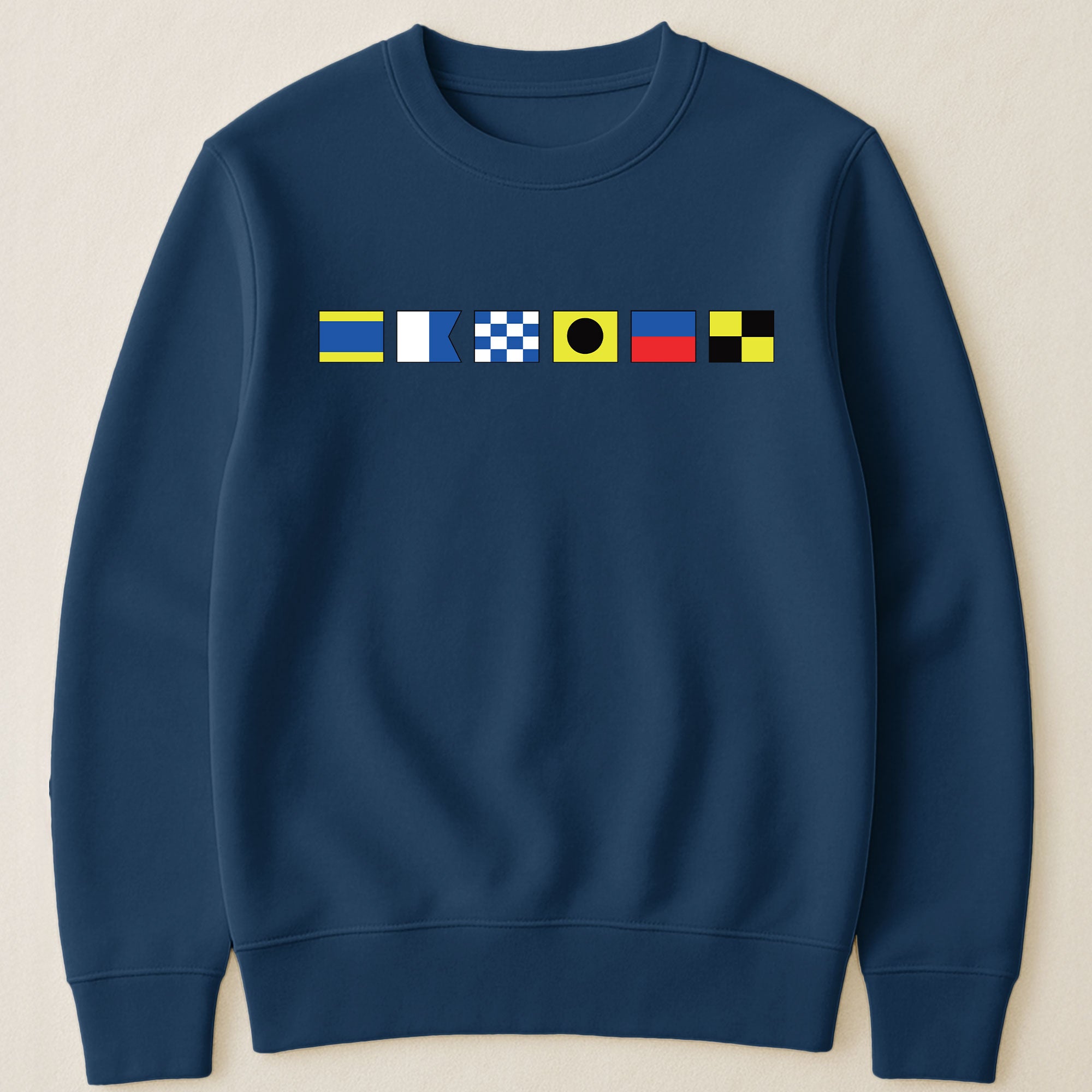 Name In Nautical Flags - Personalized Shirt