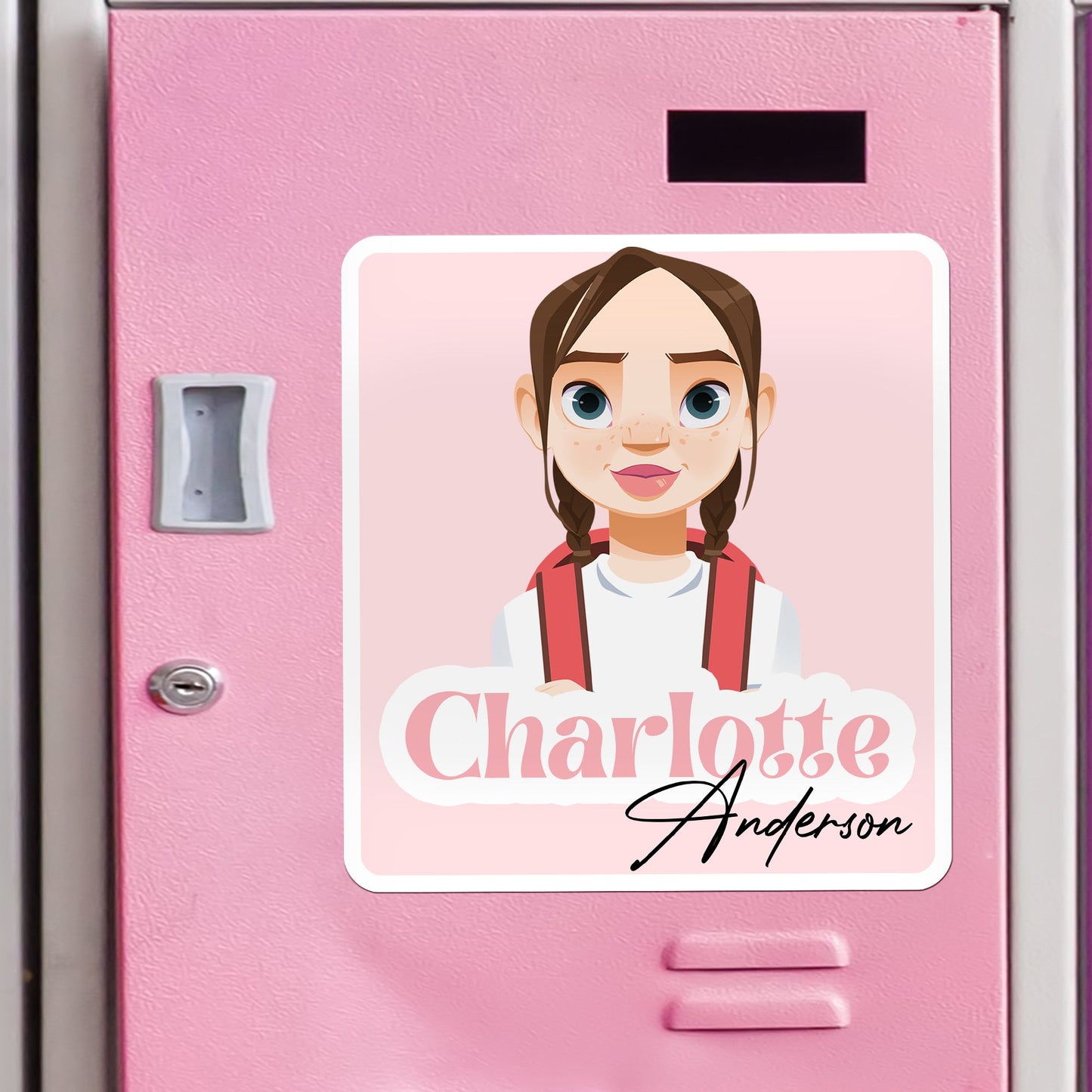 Name Magnet For School Locker - Personalized Magnet