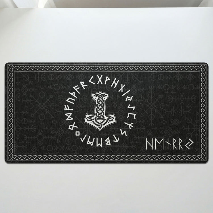 Name-In-Viking-Runes,-Ethnic-Norse,-Norse-Mythology-Personalized-Desk-Mat-2