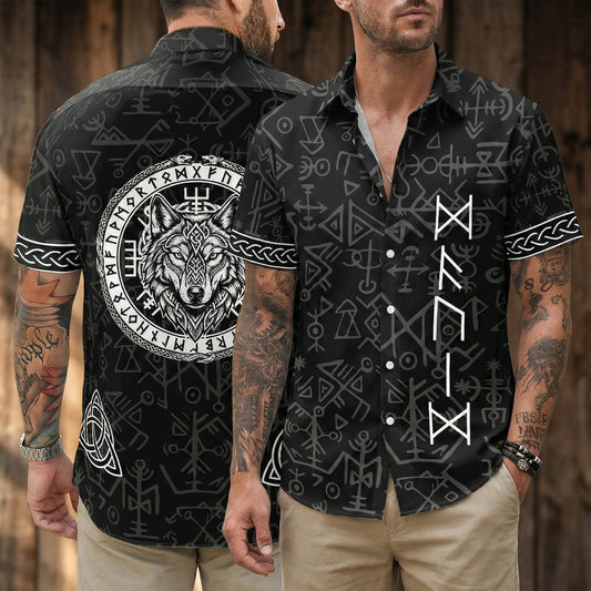 Name-In-Viking-Runes,-Ethnic-Norse,-Norse-Mythology-Personalized-Hawaiian-Shirt-1