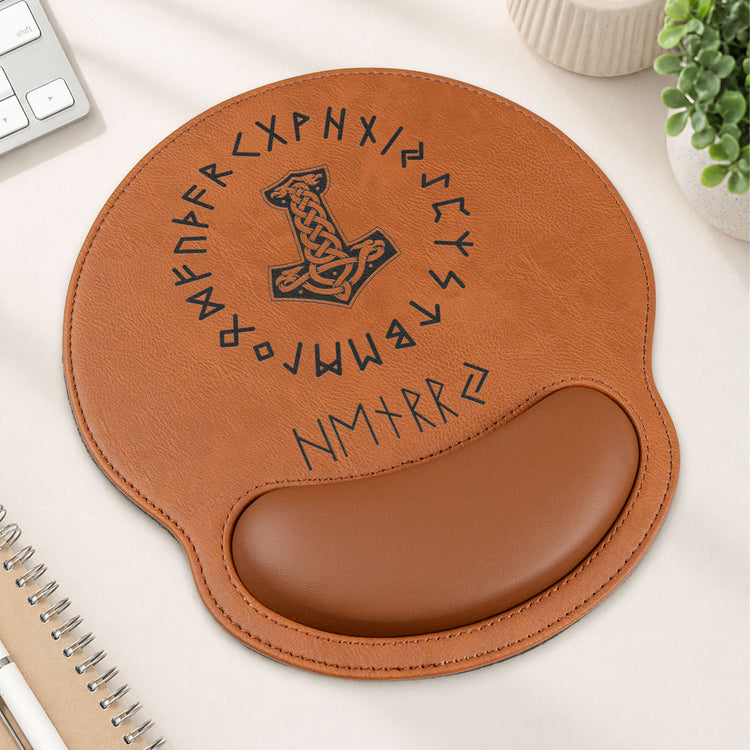 Name-In-Viking-Runes,-Ethnic-Norse,-Norse-Mythology-Personalized-Mouse-Pad-1