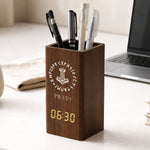 Name-In-Viking-Runes,-Ethnic-Norse,-Norse-Mythology-Personalized-Pen-Holder-With-Clock-2