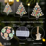 Names On Christmas Tree - Personalized Shaker Ornament