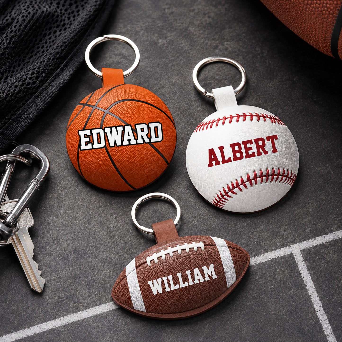 Nametag-Customized-Sports,-Gift-For-Baseball,-Hockey,-Soccer,-Basketball-Teams-&-Coaches-Personalized-Keychain-1