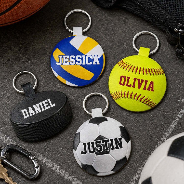 Nametag-Customized-Sports,-Gift-For-Baseball,-Hockey,-Soccer,-Basketball-Teams-&-Coaches-Personalized-Keychain-2