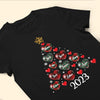 Nana Custom Name Christmas Tree - Personalized Shirt