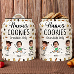 Nana's Cookies Grandkids Only - Personalized Photo Cookie Jar