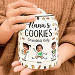 Nana's Cookies Grandkids Only - Personalized Photo Cookie Jar