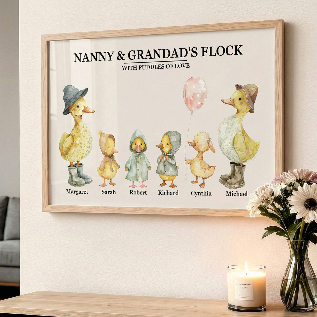 Nanny_Grandads_Flock_With_Puddles_Of_Love_Personalized_Poster_2