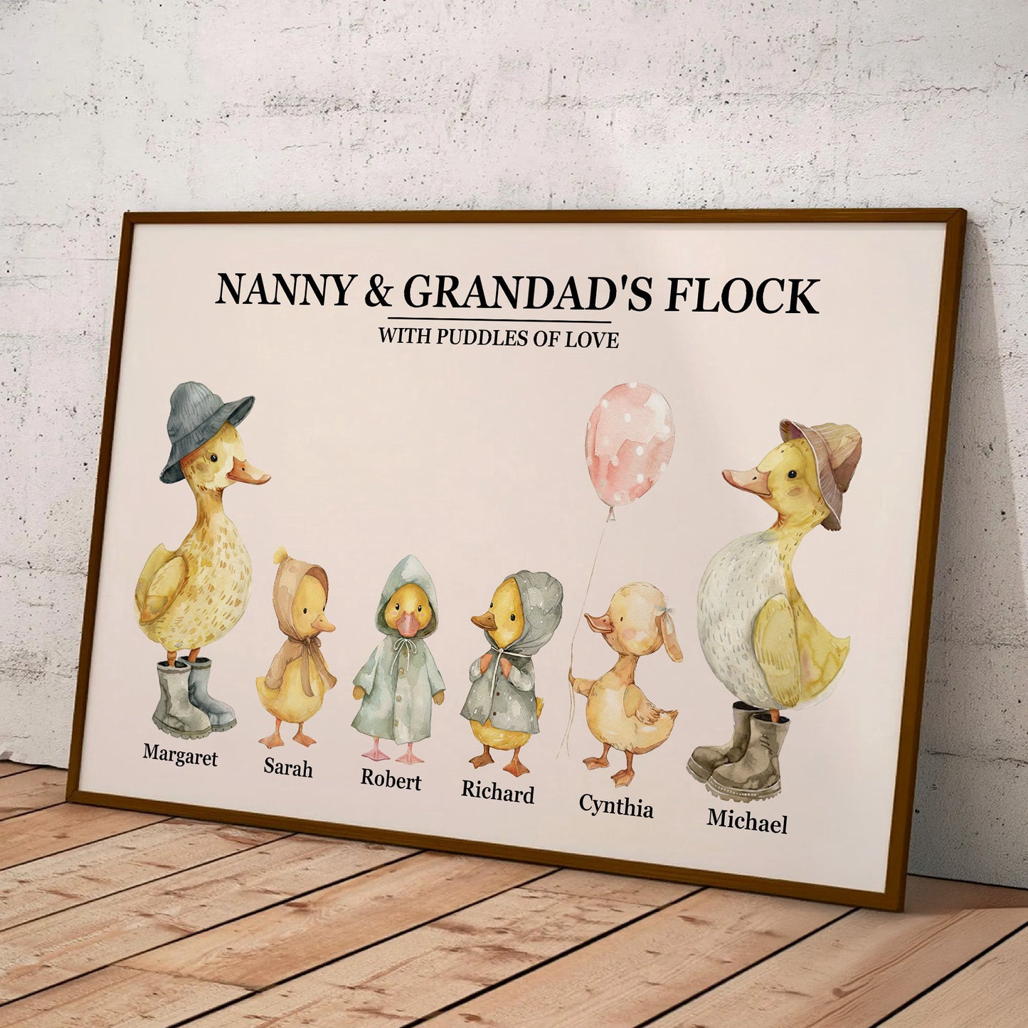 Nanny_Grandads_Flock_With_Puddles_Of_Love_Personalized_Poster_4