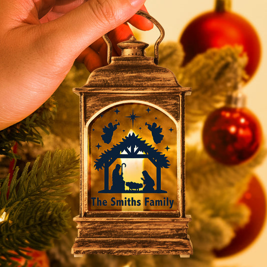 Nativity Scene - Personalized Wind Lamp