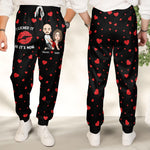 Naughty Couple I Licked It So It's Mine Gift For Her For Him - Personalized Sweatpants