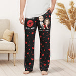 Naughty Couple I Licked It So It's Mine - Personalized Lounge Pants