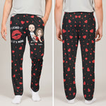 Naughty Couple I Licked It So It's Mine - Personalized Lounge Pants