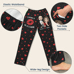 Naughty Couple I Licked It So It's Mine - Personalized Lounge Pants