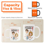 Naughty Couple Thanks For All The Orgasms - Personalized Mug