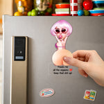Naughty Gift For Him, Funny Valentine’s Anniversary Gift Upload Face - Personalized Fridge Magnet