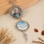 Never Drive Faster Than Your Guardian Angel Can Fly - Personalized Car Photo Ornament