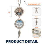Never Drive Faster Than Your Guardian Angel Can Fly - Personalized Car Photo Ornament
