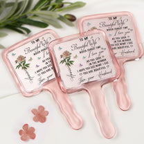 Never Forget That I Love You Gift For Her - Personalized Handheld Mirror