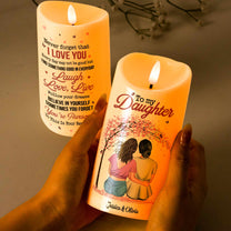 Never Forget That I Love You - Personalized LED Candle