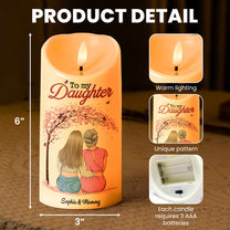 Never Forget That I Love You - Personalized LED Candle