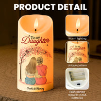 Never Forget That I Love You - Personalized LED Candle