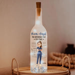 Never Forget The Difference That You Make - Personalized Bottle Lamp
