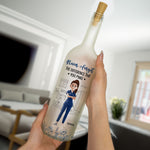 Never Forget The Difference That You Make - Personalized Bottle Lamp