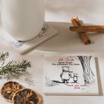 Never Forget The Difference You Make - Thank You Gift For Boss, Teacher, Mentor - Personalized Coaster