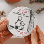 Never Forget The Difference You Make - Thank You Gift For Boss, Teacher, Mentor - Personalized Coaster