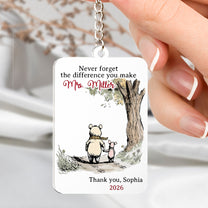 Never Forget The Difference You Make Thank You Teacher Gift - Personalized Bundle