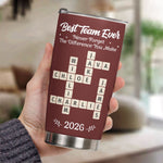 Never Forget The Diffrence You Make Christmas Thank You Gifts For Coworkers - Personalized Tumbler Cup