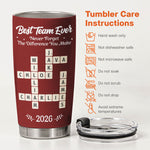 Never Forget The Diffrence You Make Christmas Thank You Gifts For Coworkers - Personalized Tumbler Cup