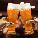 Never Too Far To Grab A Drink Together - Personalized Pilsner Glass