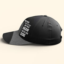 Never Underestimate An Old Man With His Dogs - Personalized Classic Cap