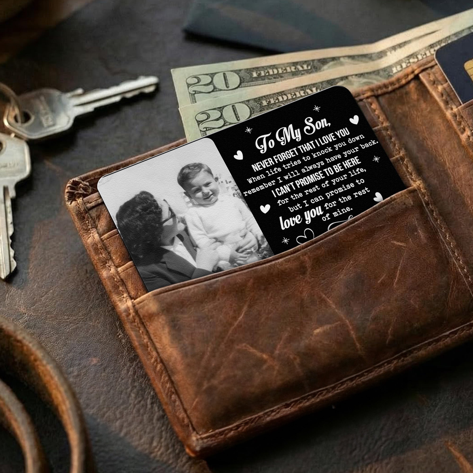 Never-Forget-That-I-Love-You-Custom-Photo-Gift-For-Son-Personalized-Wallet-Card-4