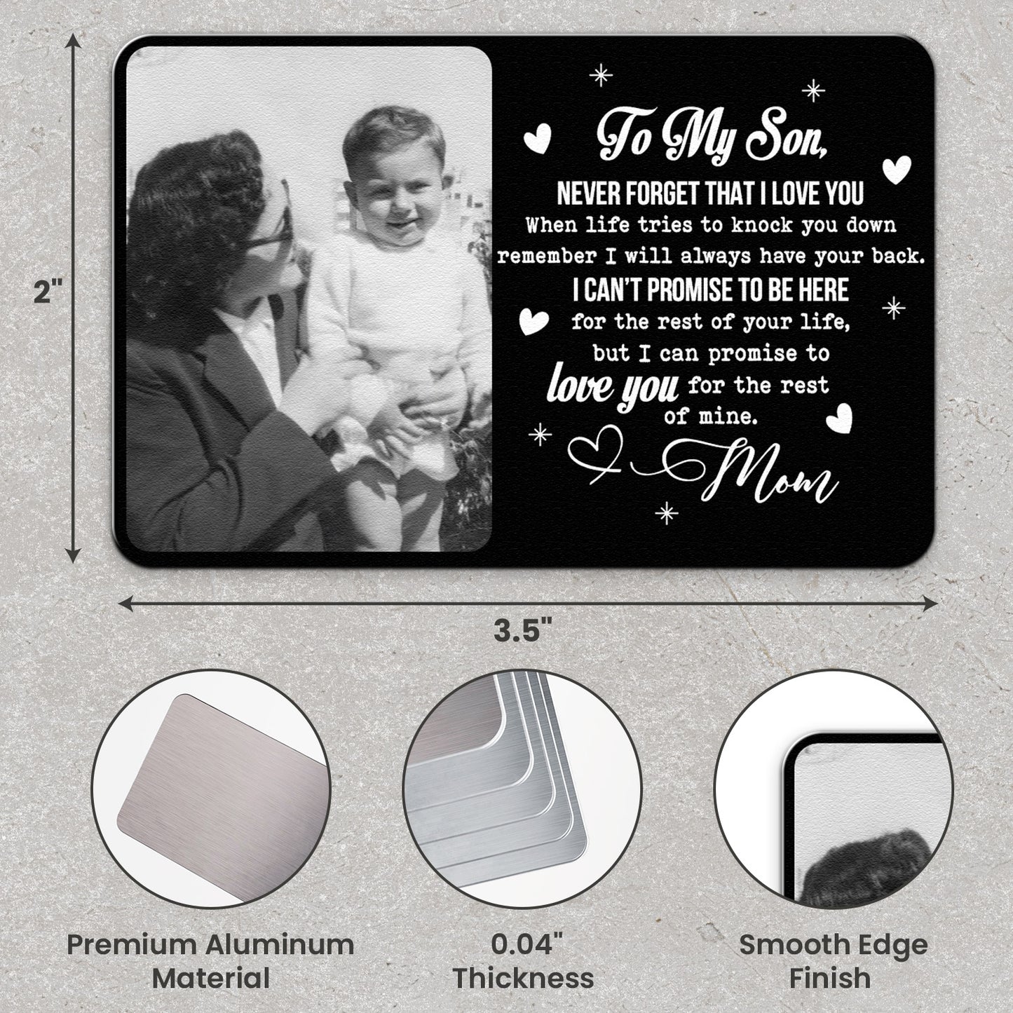 Never-Forget-That-I-Love-You-Custom-Photo-Gift-For-Son-Personalized-Wallet-Card-5