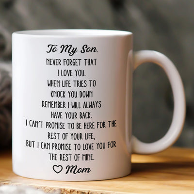 Never Forget That I Love You Gift For Son Daughter - Personalized Mug
