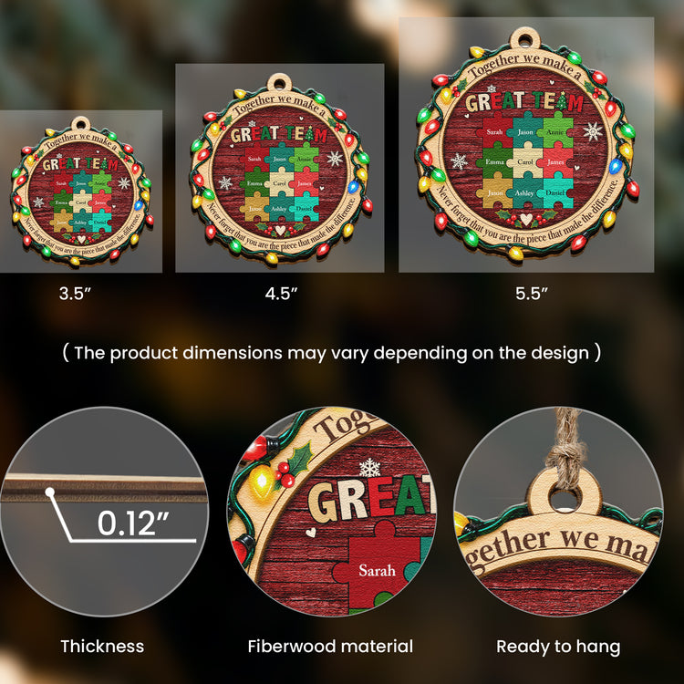 Never-Forget-That-You-Are-The-Piece-That-Made-The-Difference-Coworker-Thank-You-Personalized-Ornament-3