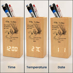 Never_Forget_The_Difference_You_Make_Personalized_Pen_Holder_With_Clock_4